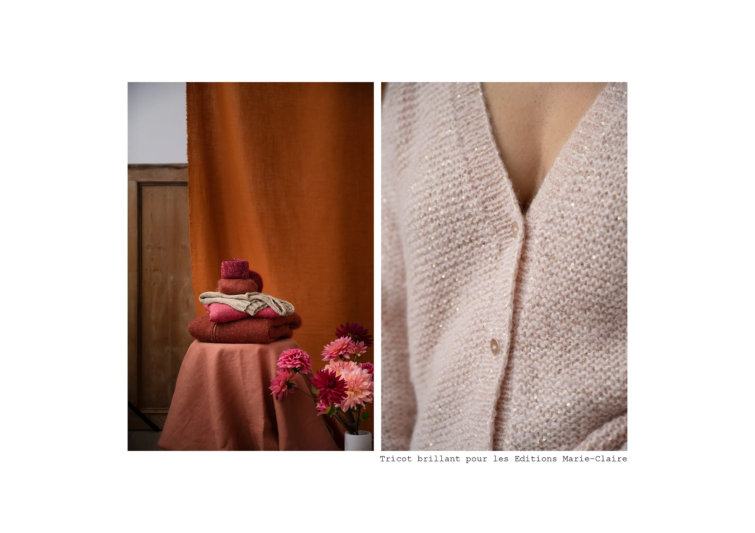 Tricot brillant