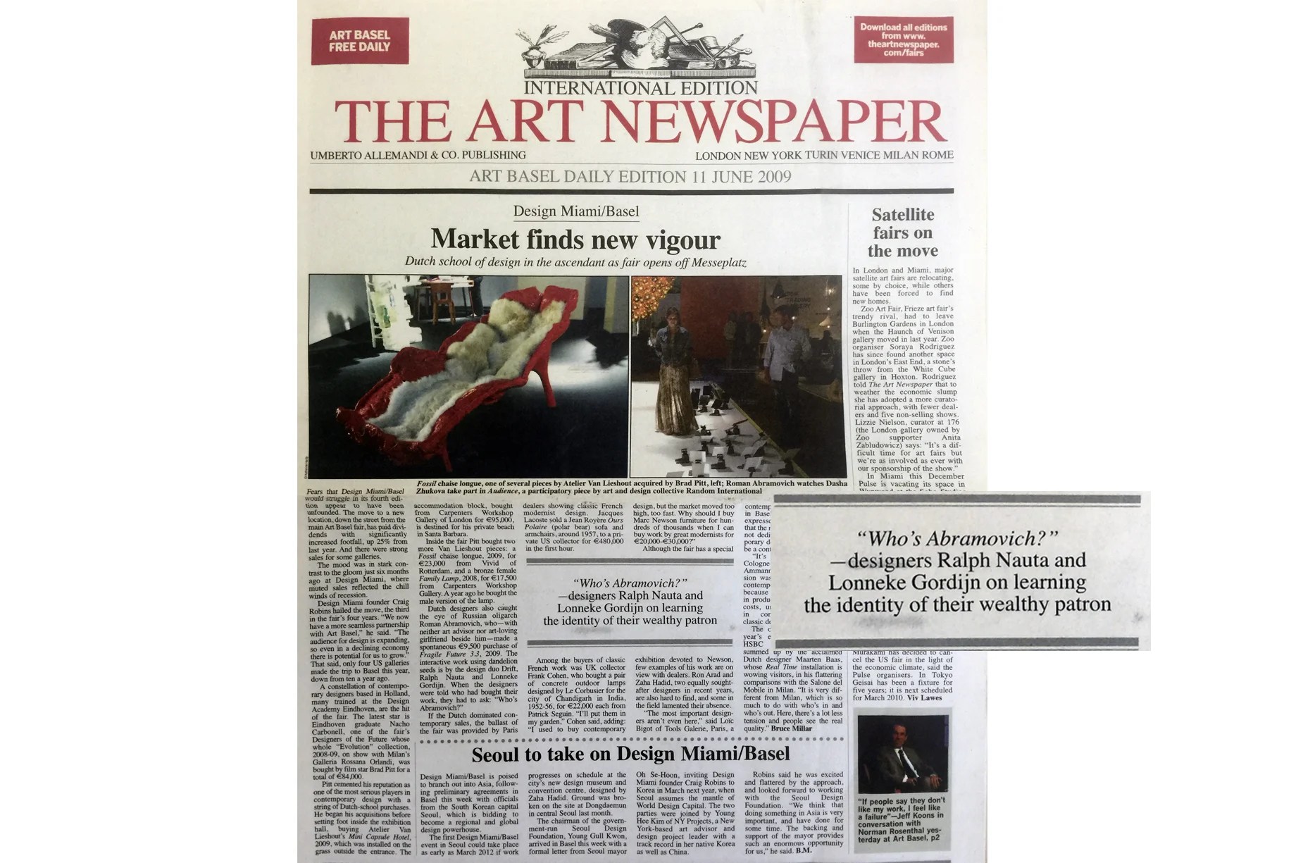 The art newspaper on Design Miami Basel