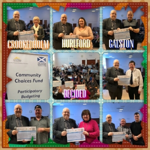 Projects receiving their money on the day