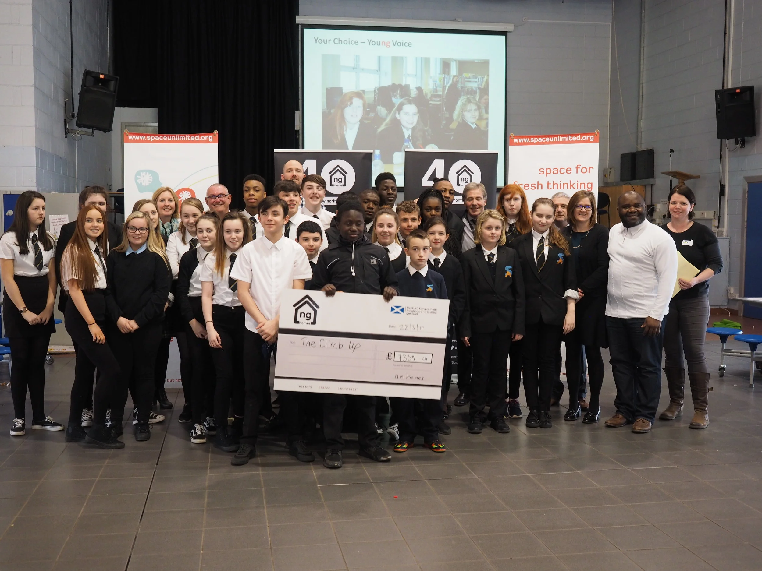 The Climb Up received the largest amount of grant funding