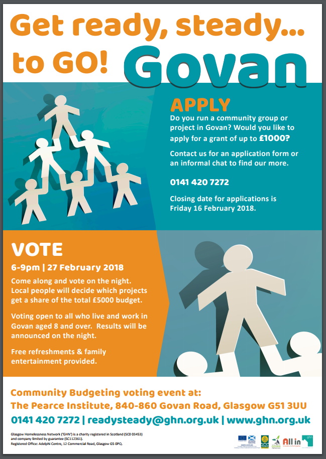 Get ready, steady… to GO!  Govan