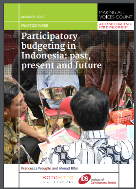 Participatory Budgeting in Indonesia: Past, Present and Future