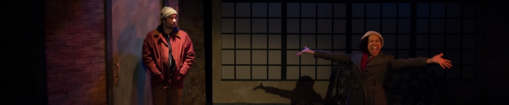 Kevin Meehan &amp; Taysha Canales in Moon Cave (2015) by Douglas Williams. Photo by Johanna Austin/AustinArt.org