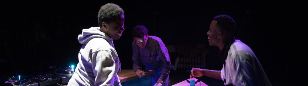 Zoe Richards, Jerrick Medrano & James Whitfield in How We Got On (2016). Photo by Johanna Austin/ AustinArt.org