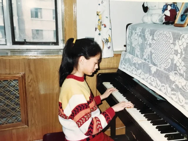 Ariel rockin' out age 11.