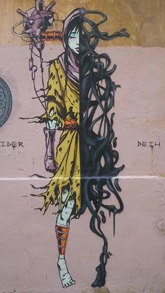 "I was inspired by the bold color palette and expressive strokes."