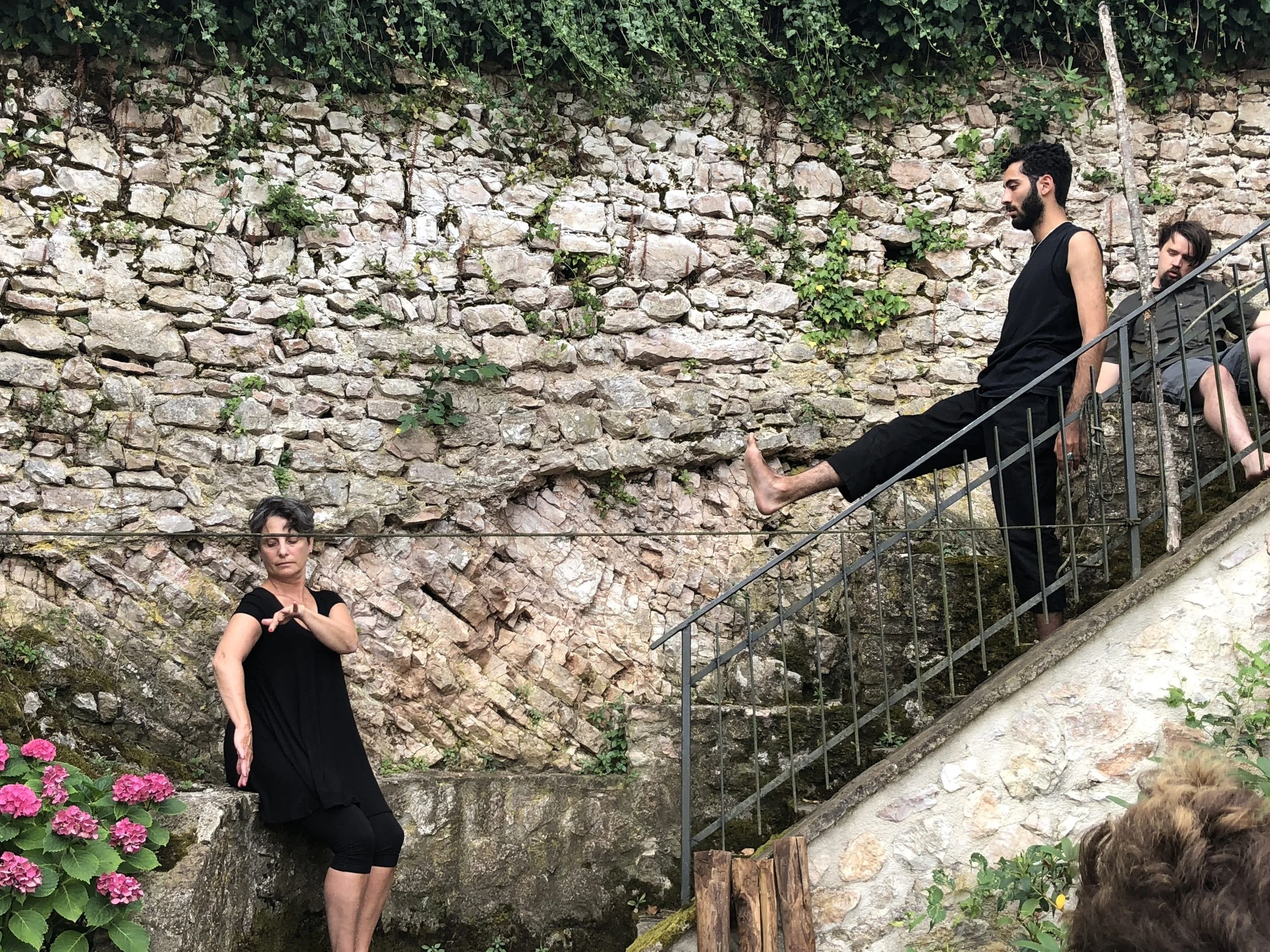 Movement exercises at LaMaMa