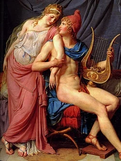 Helen and Paris. This Paris isn’t as fine as the Orlando Bloom version though. It’s a bad movie, don’t watch it. - Lucas