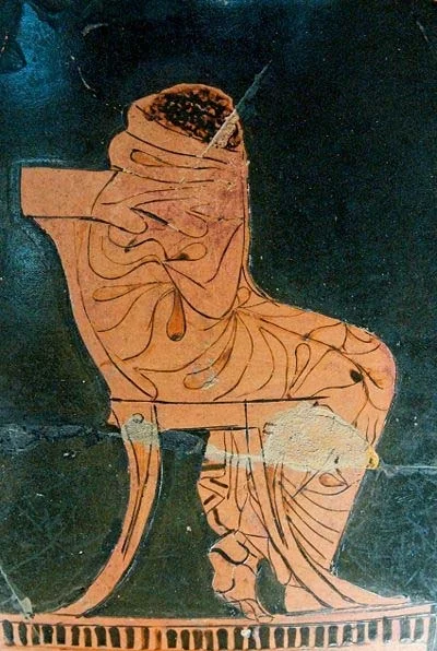 Grieving Achilles. I also hide in blankets when I’m sad. — Lucas