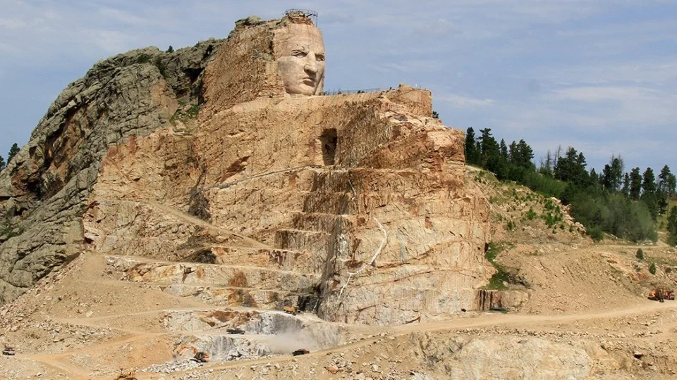 Unfinished Crazy Horse memorial
