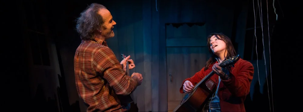 Steven Rishard and Sarah Gilko in THE ARSONISTS (2017); photo by Johanna Austin / AustinArt.org