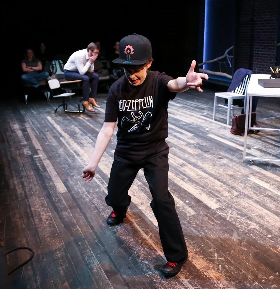 Marisa Eason in BERSERKER, by Bruce Walsh, at Indiana University Theatre