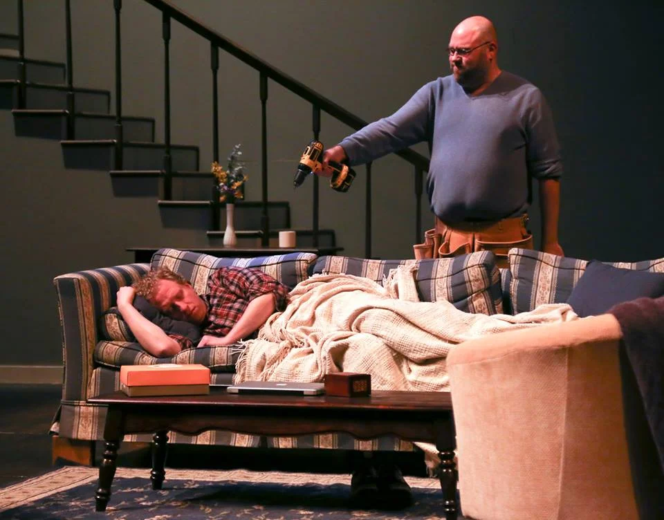 Chris J. Handley and Joshua Robinson in PROSPECT HILL, by Bruce Walsh, at Indiana University Theatre