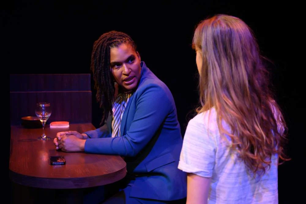 Alexandra Espinoza and Alison Ormsby in Boycott Esther // Photo by Johanna Austin/AustinArt.Org