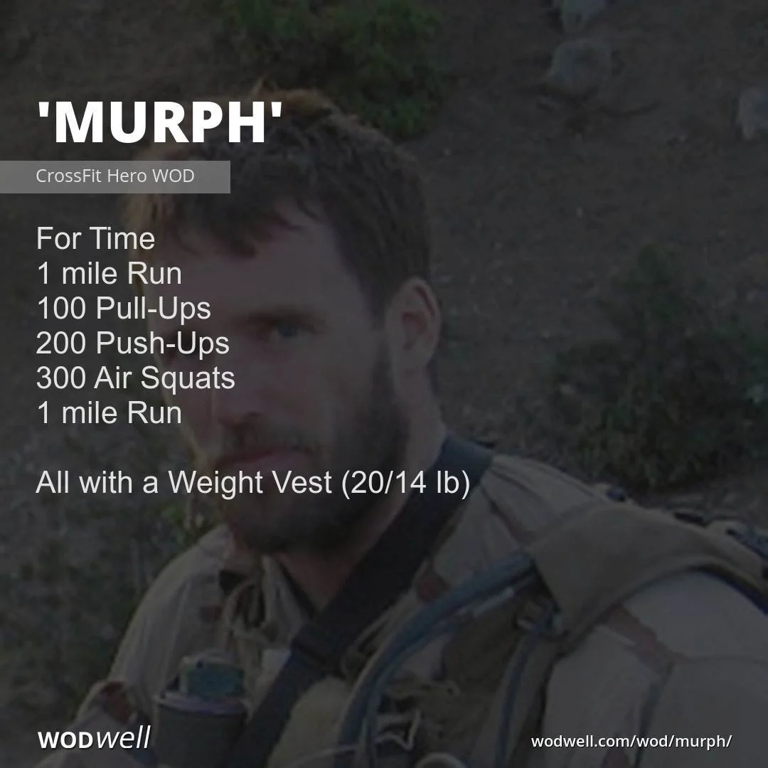 Mon May 23 "Murph" - STAT Holiday Hours