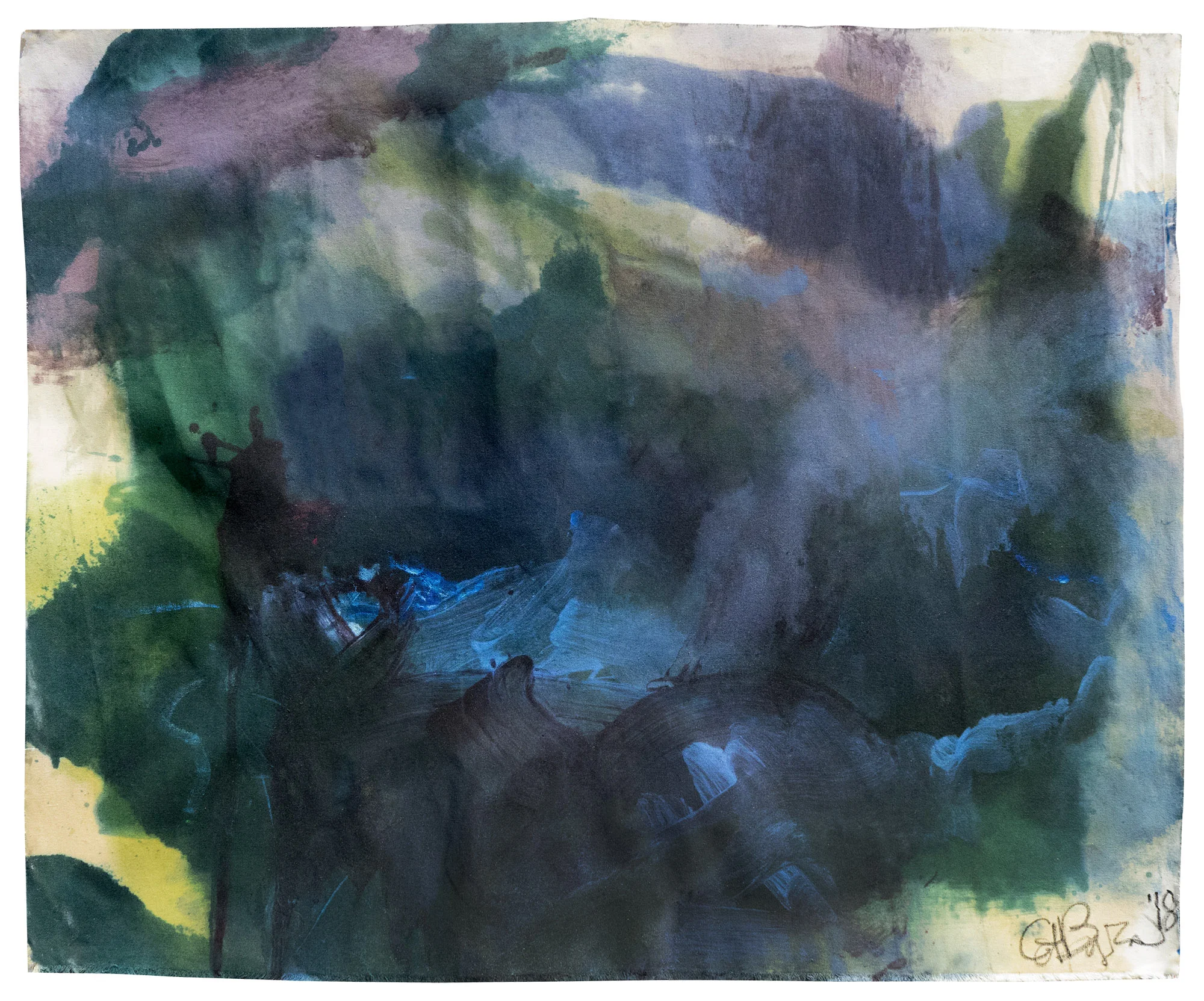 untitled , New York City, 2018 oil on canvas 43"x35.5"