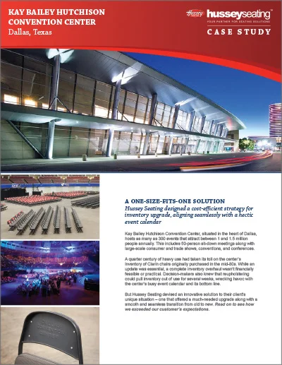 Kay Bailey Hutchison Center Hussey Seating Company