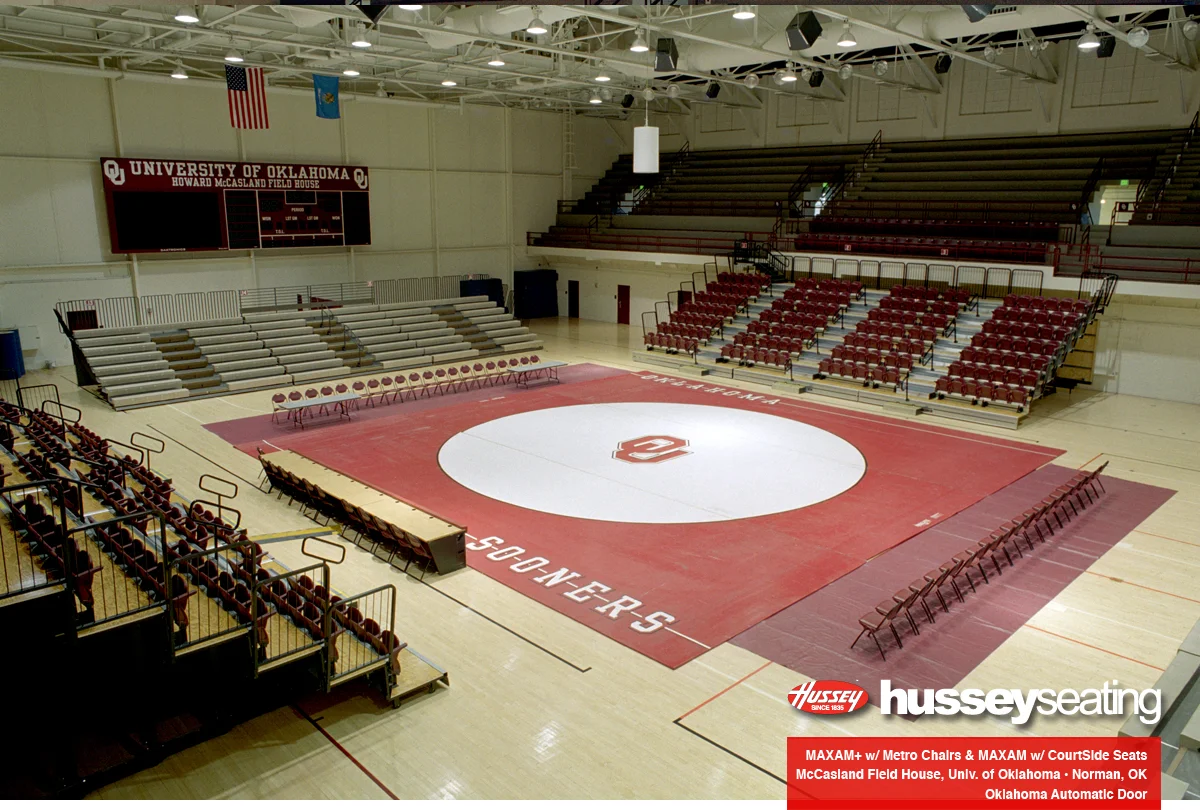 McCasland Field House, University of Oklahoma — Hussey Seating Company
