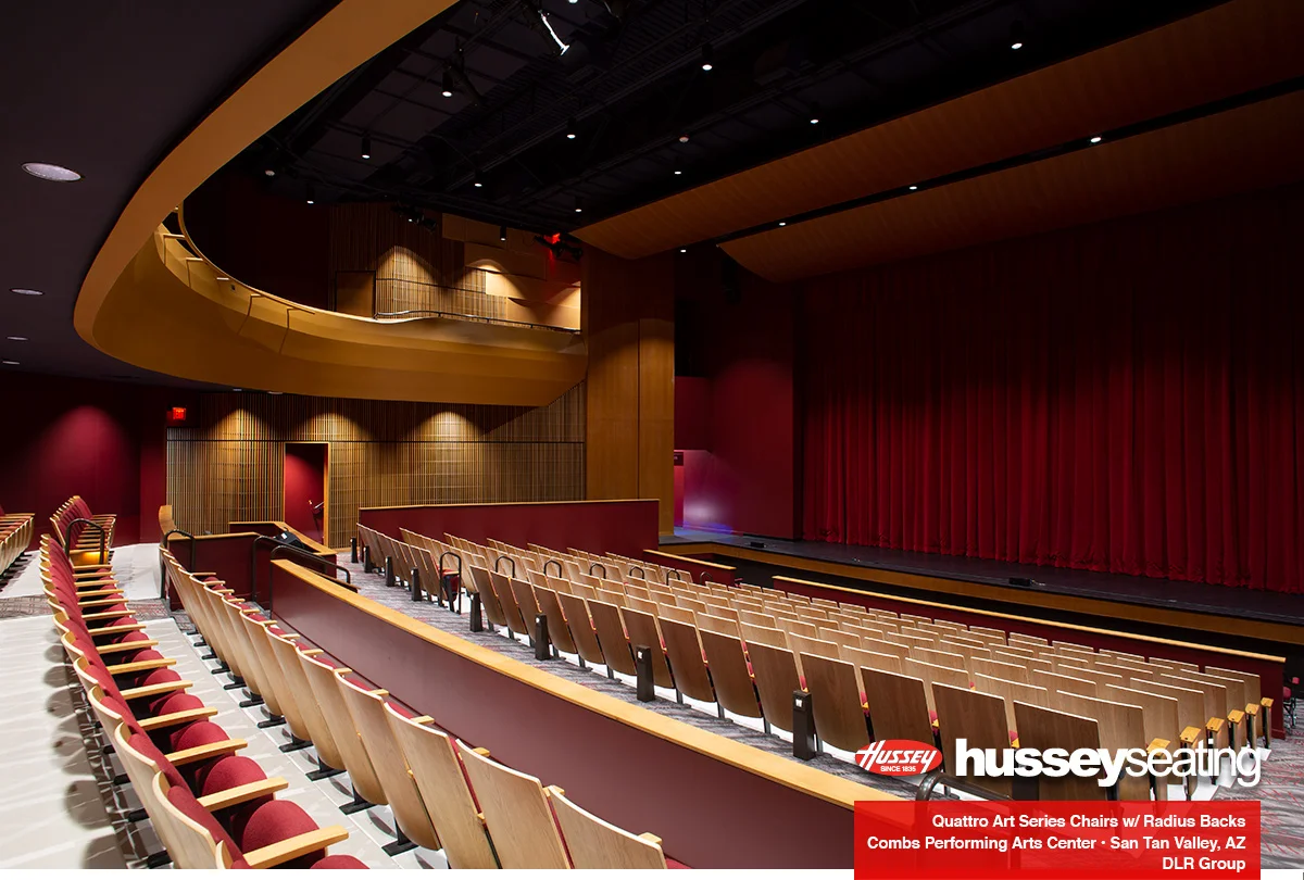 Combs High School Performing Arts Center Hussey Seating Company