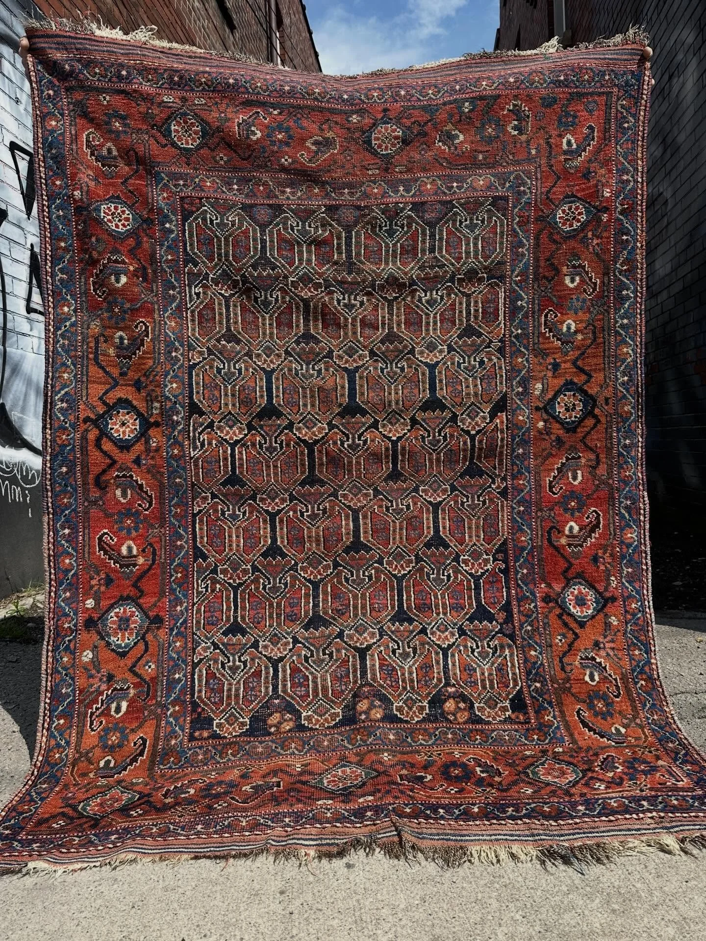 Great one here&hellip;nice turn of the century Caucasian.  Very good condition&hellip;flat weave ends&hellip;69&rdquo; x 50&rdquo;&hellip;$825 plus HST includes GTA delivery 🖤*sold
