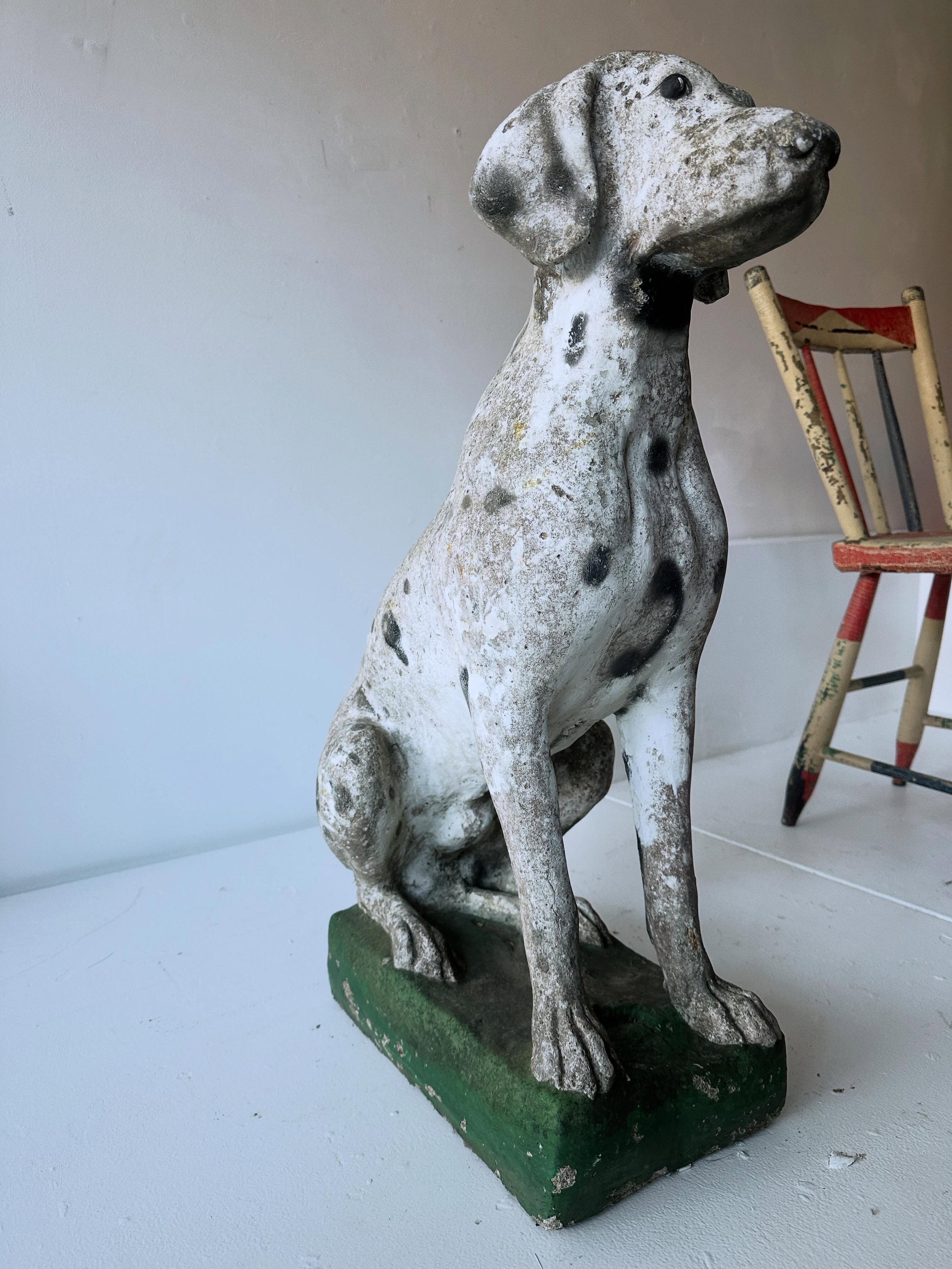 Wonderful large 1950s concrete dog&hellip;great old statue&hellip;30&rdquo; high..$350 plus HST includes GTA delivery 🐶 *SOLD