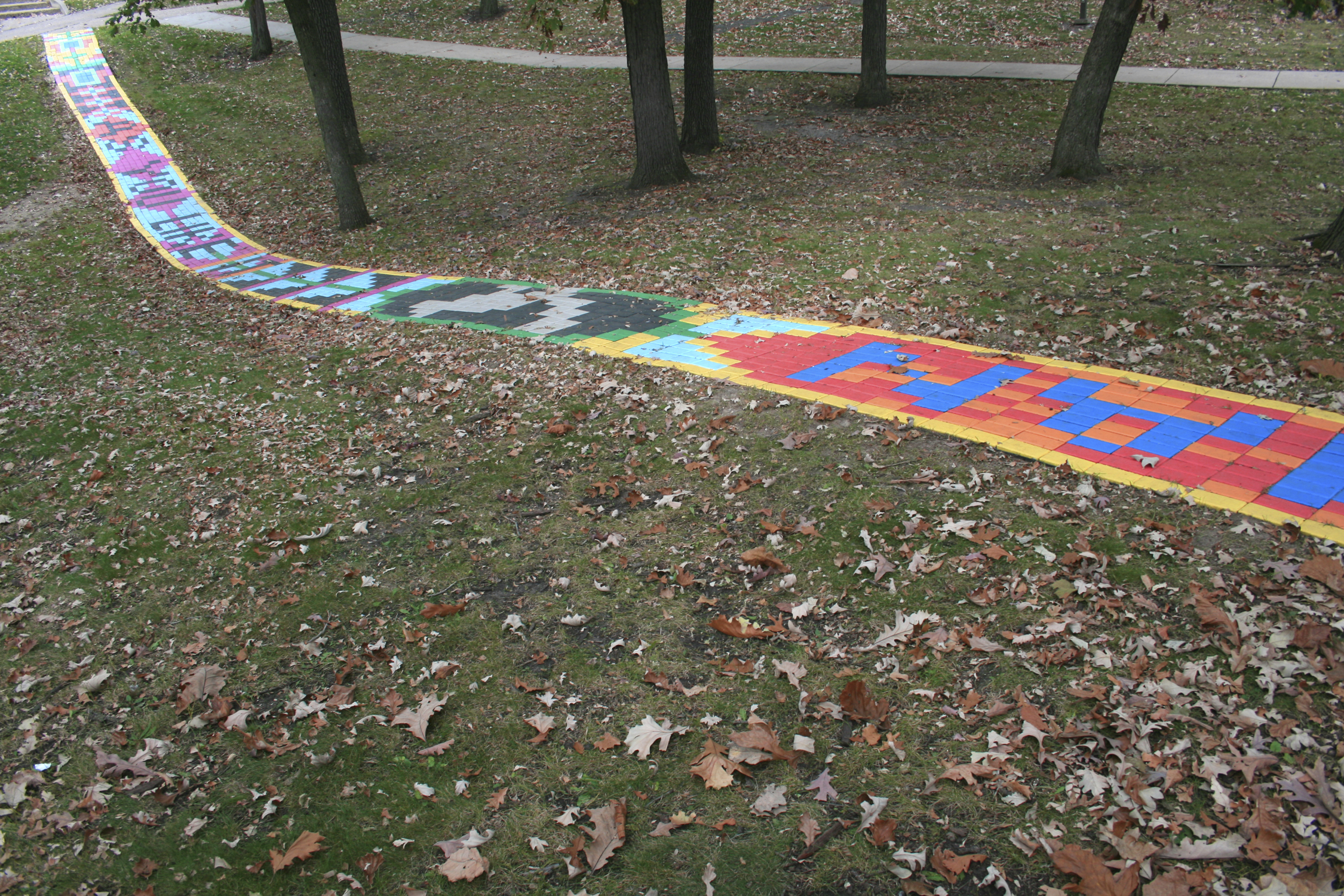 Path installed at Beloit College, 2014
