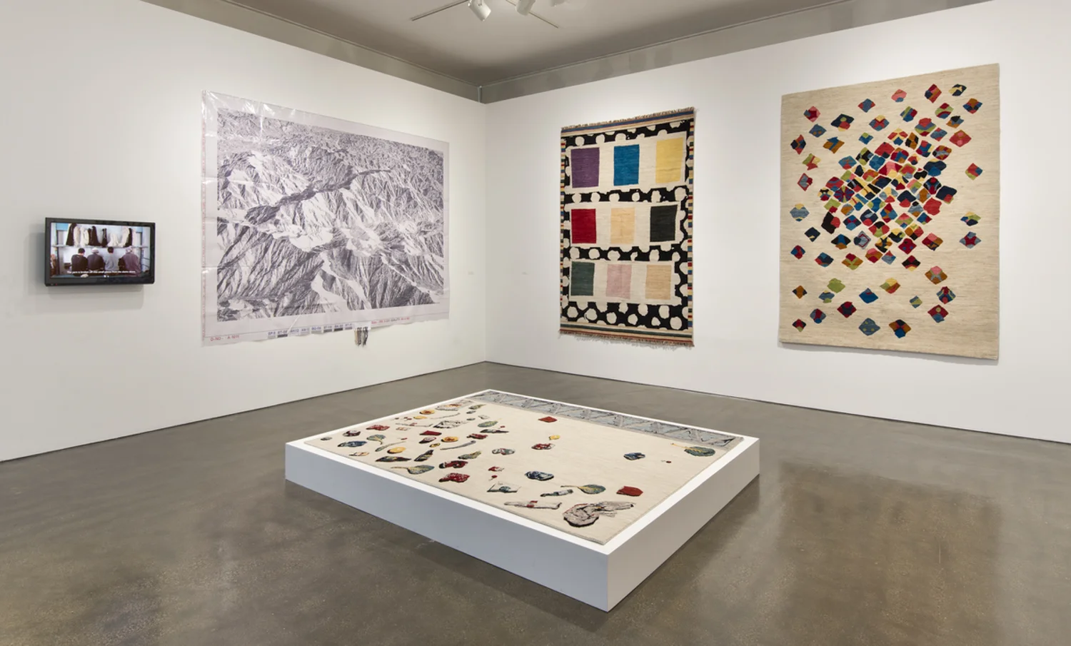 The Afghan Carpet Project, June 13-September 27, 2015. Installation at the Hammer Museum, Los Angeles. Photo: Brian Forrest.