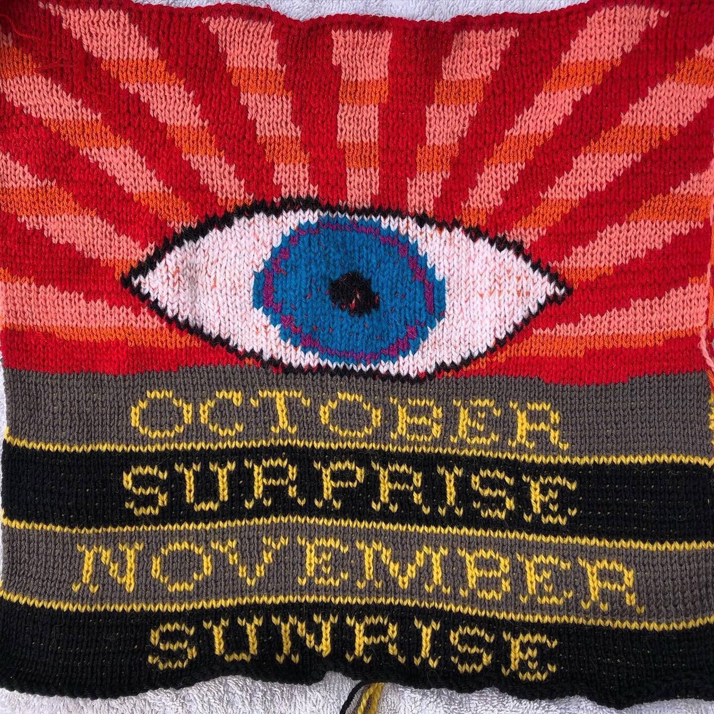 We made it to November! Good morning what&rsquo;s next? 
🧶
#knittersofinstagram #knitting #octobersurprise