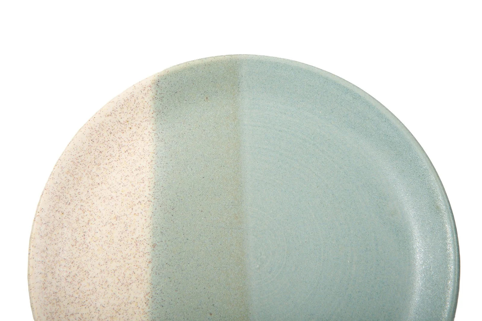 bmix, matte teal over speckled cream