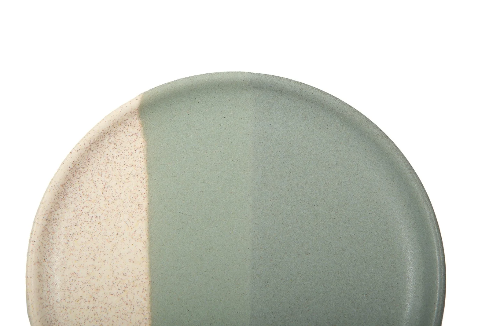 bmix, dark green over speckled cream