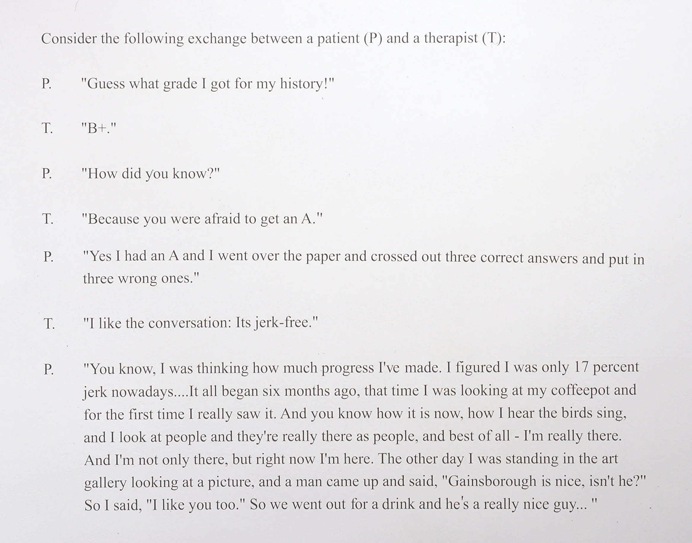 Wall text