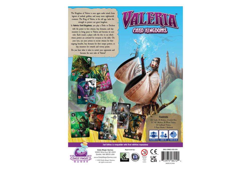 Dice Kingdoms of Valeria | Board Games | Zatu Games UK