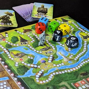Dice Kingdoms of Valeria Review, a roll and write board game that captures  that Valeria feeling