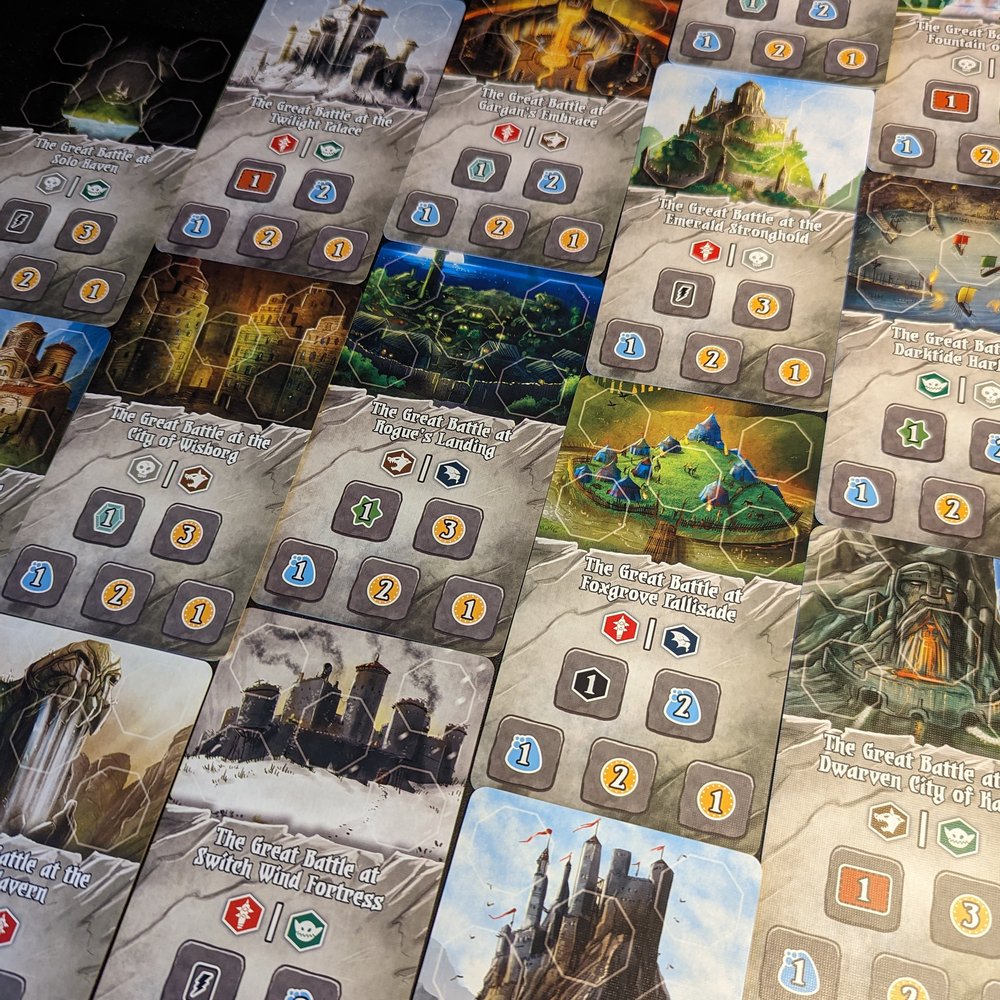 Shadow Kingdoms of Valeria, Board Games