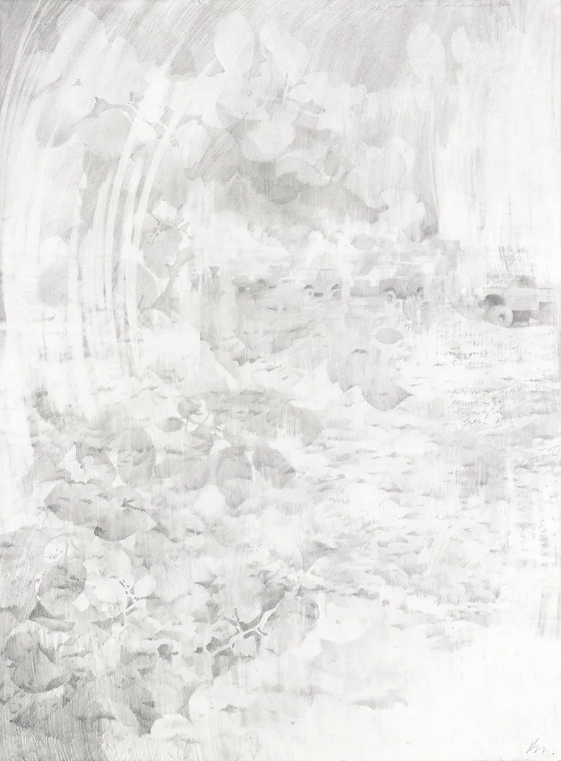 Cadence. 2018, graphite on paper, 30 x 22 inches