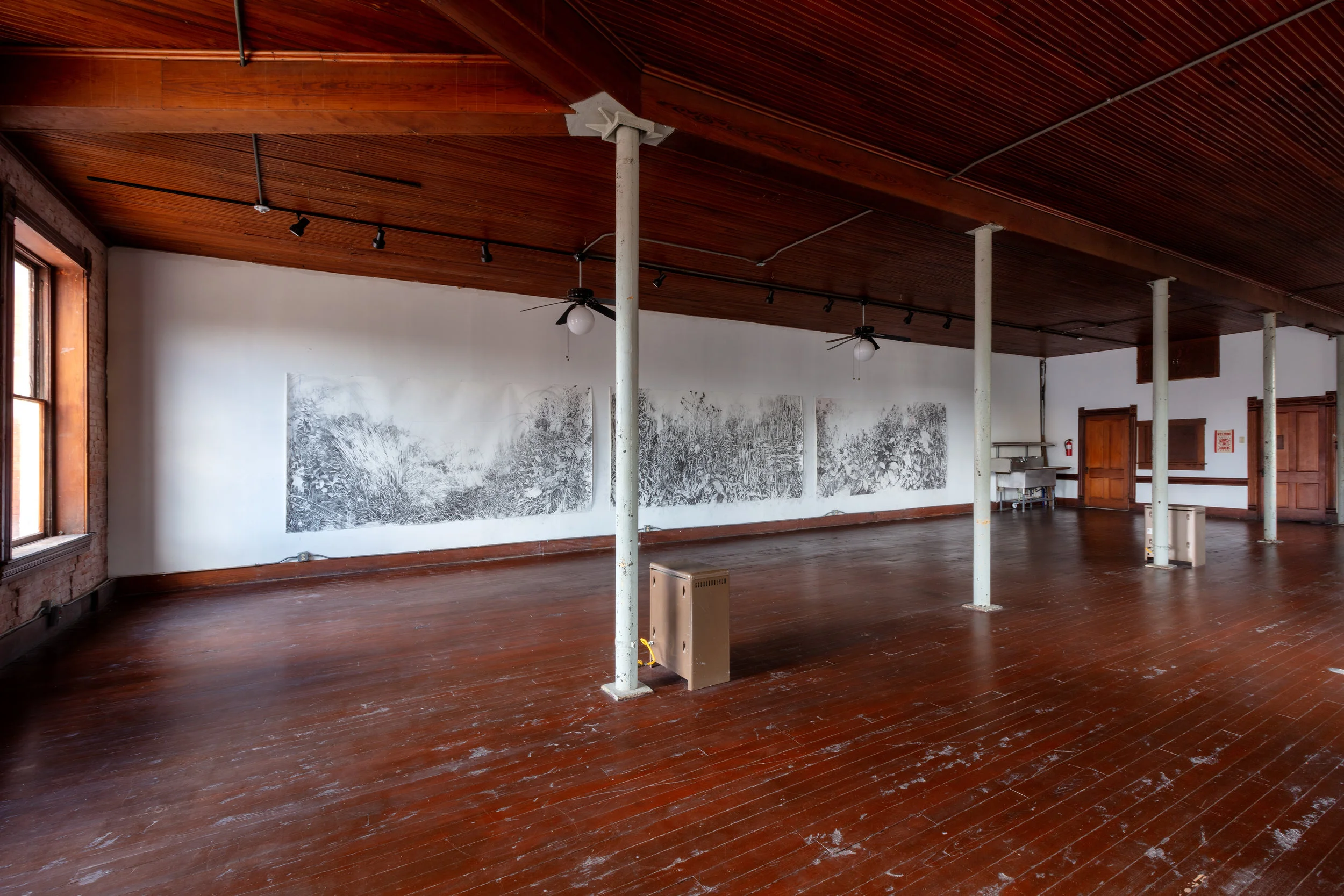   Voids , installation at 100W Corsicana artist and writer residency. 2019. Image by Kevin Todora 