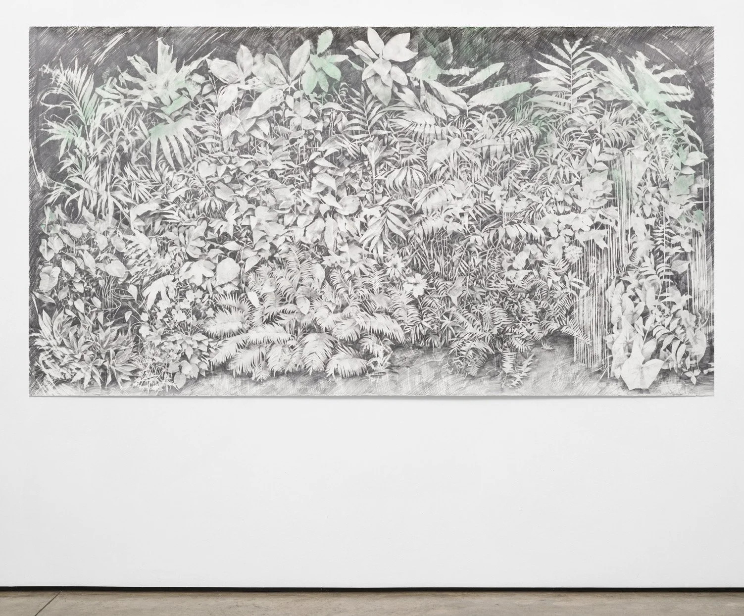 Regent Grandeur | graphite and pigment on paper. 60” x 90” / 101 x 229 cm