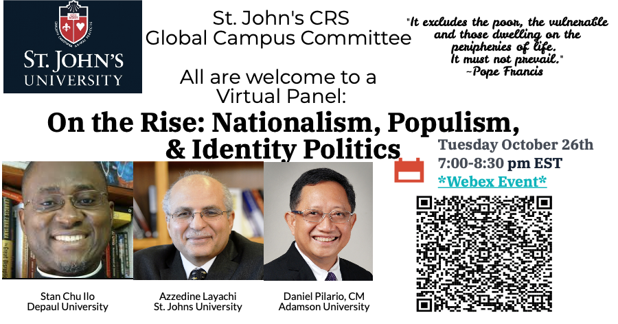 (Online Campus Event) On The Rise: Nationalism, Populism, and Identity Politics