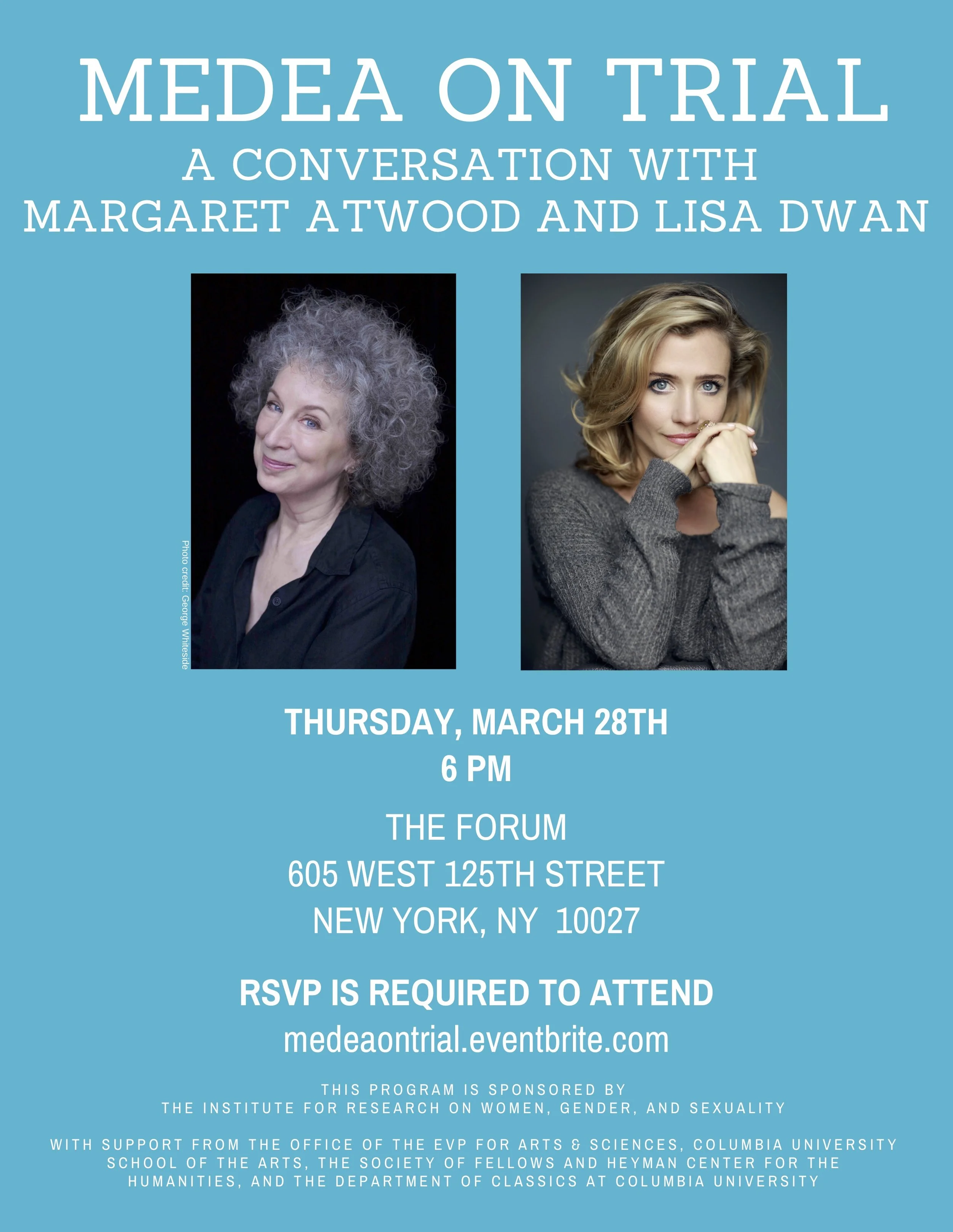 Medea on Trial: A Conversation with Margaret Atwood and Lisa Dwan