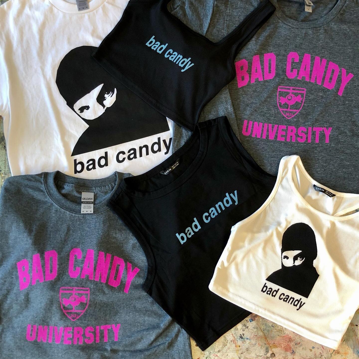 Printing some merch for @badcandyshopdc for their opening in Brookland  on Saturday! Check them out and make sure you get your tickets!