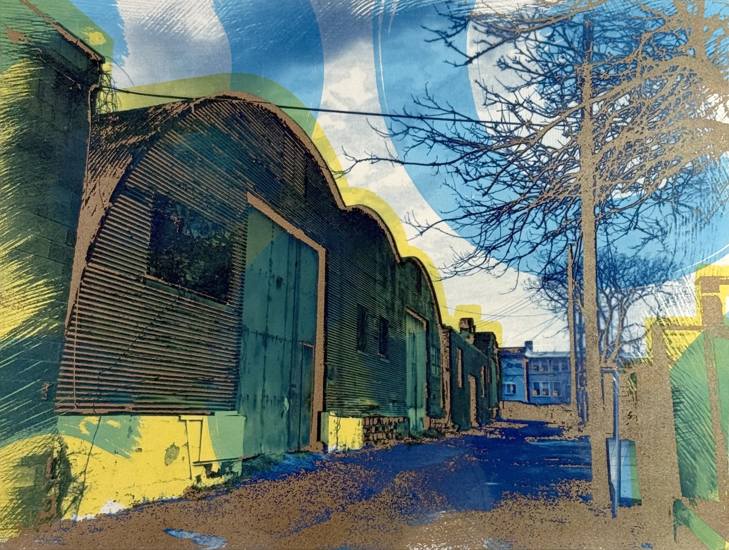 Untitled (2021)
Collaboration with Luke Walters
Cyanotype and screen print
12"x16"
Edition of 2