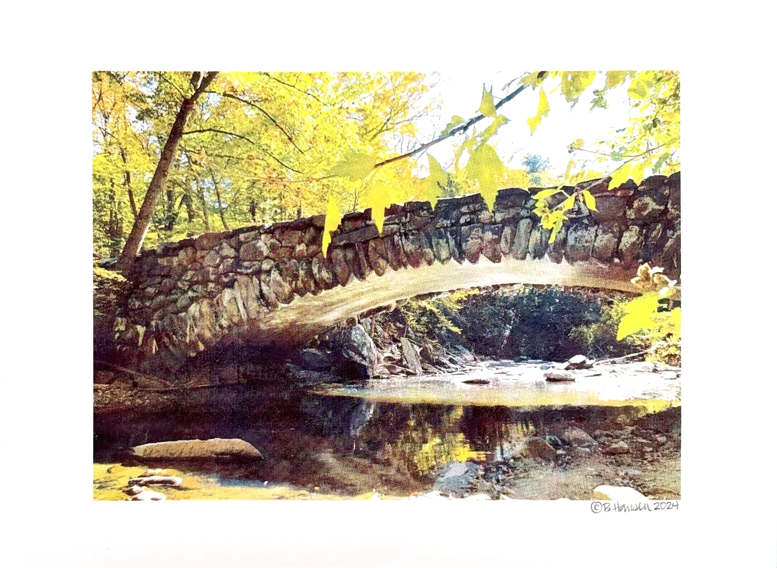 Boulder Bridge in Rock Creek Park (2023)
Screen print
12"x16"
Open Edition