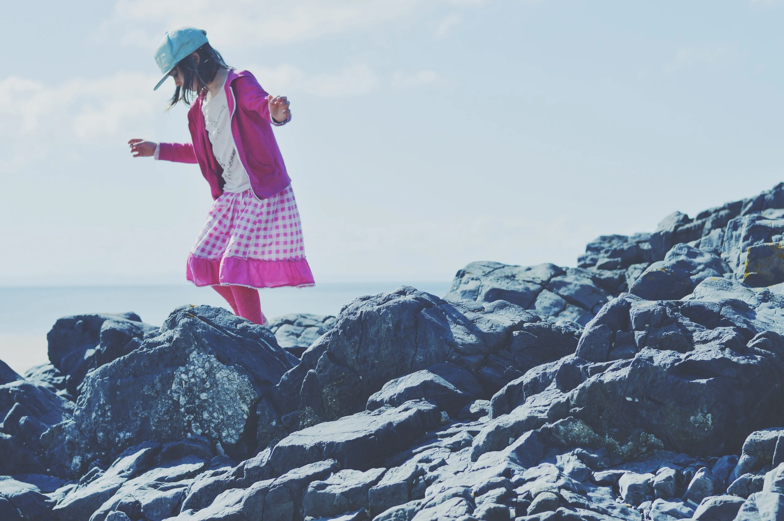 At home amongst the rocks.