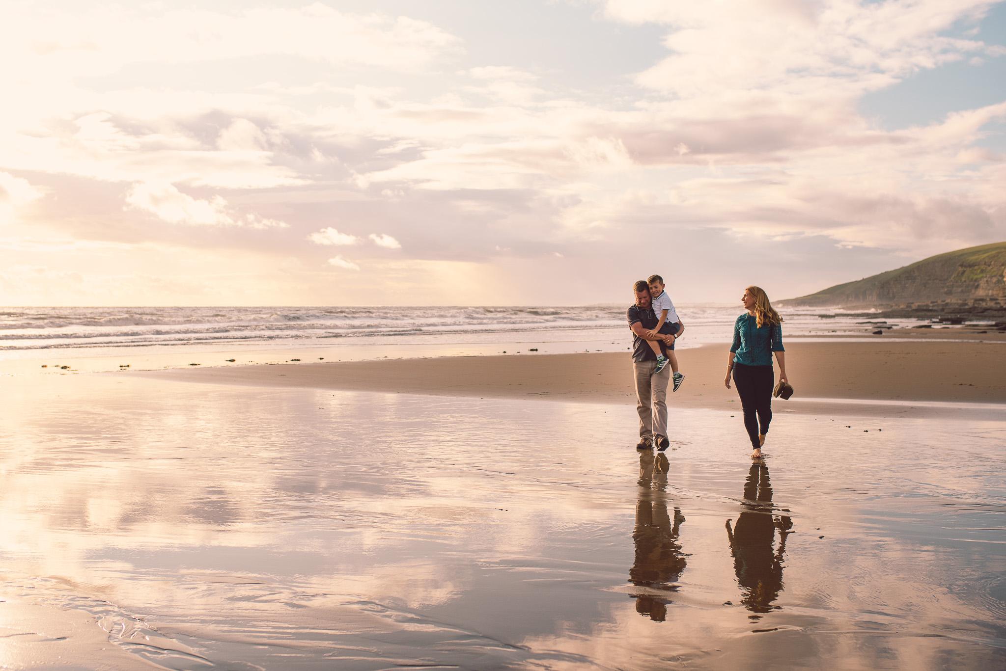 Family Photography. Beach Session. South Wales.
