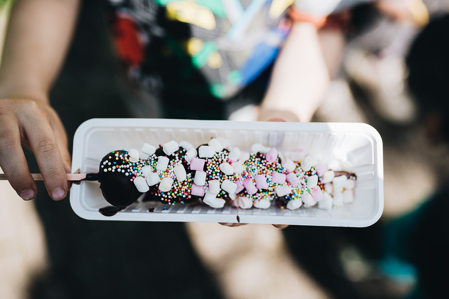 Strawberries covered in chocolate. Any way to get our five a day ;)