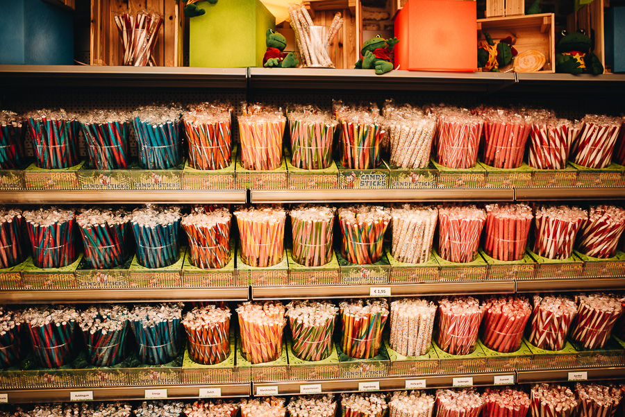 The sweet shop at Duinrell.