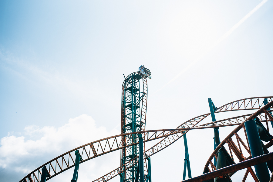 Still can't believe my 10 year old went on this ride!