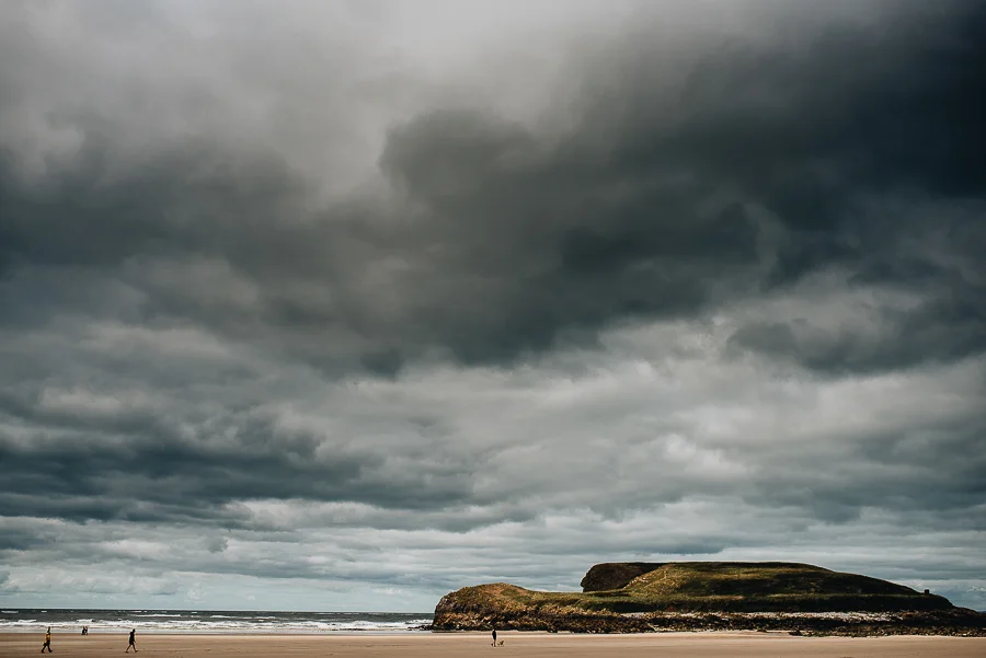 Burry Holms tidal island.