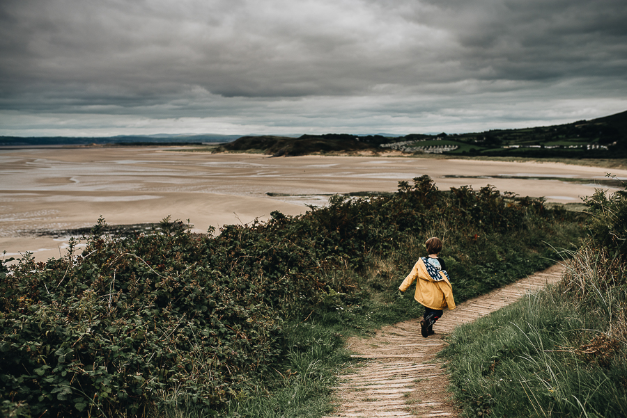Broughton beach in sight, almost back now!