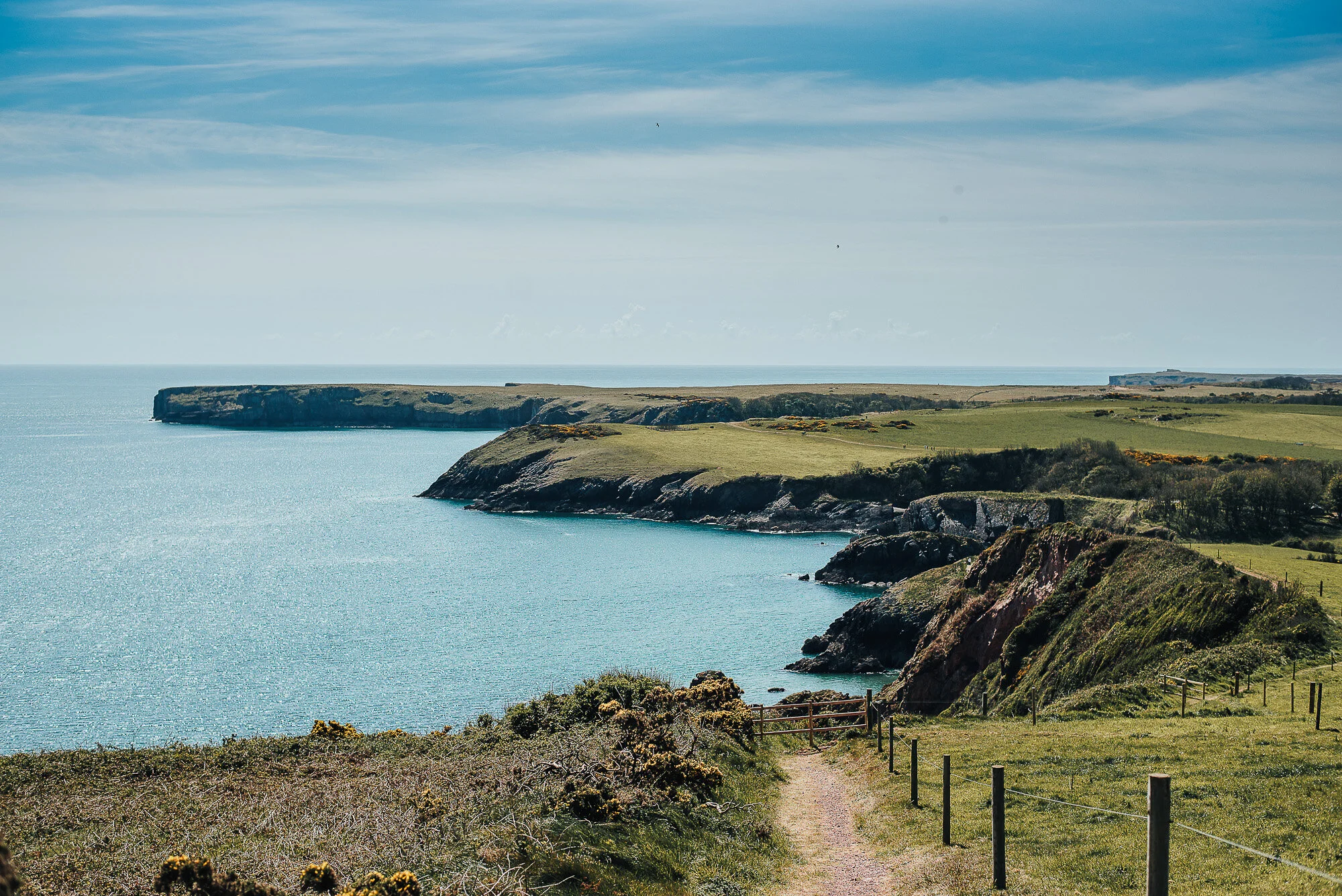 Walking the Wales Coast Path - Pembrokeshire - Stackpole Quay to ...
